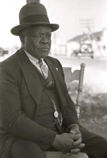 African American Proprietor of restaurant, Shellpile, New Jersey