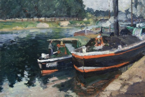 Barges at Pontoise