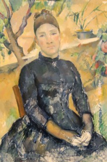 Madame Cézanne in the Conservatory, 1891