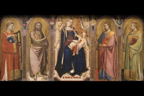 Madonna and Child Enthroned with Saints, altarpiece