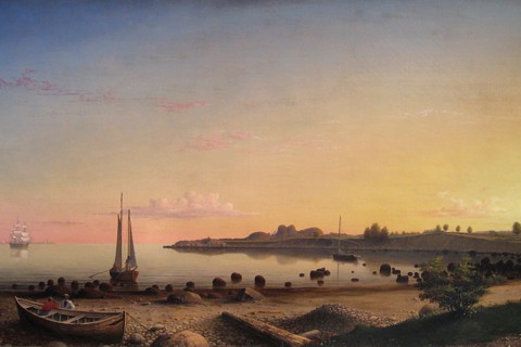 Stage Fort across Gloucester Harbor