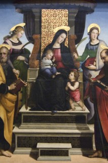 Madonna and Child Enthroned with Saints, altarpiece