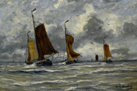 Ships at Full Sea