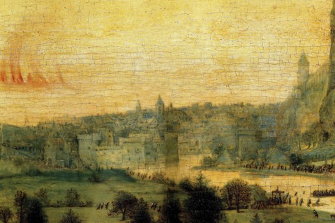 Procession of the Peasants to the Conversion of Saul - Detail -
