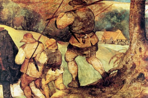 Reentry of Herds in Autumn - Detail
