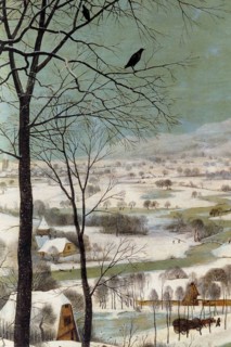 Hunters in the Snow - Detail -