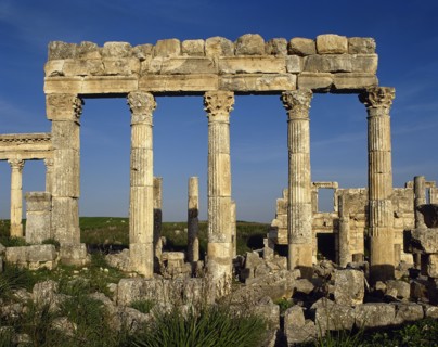Northern door, in the last section of the cardo maximus.