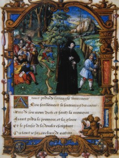 Marguerite de Navarre (1492-1549). Queen consort of Navarre. Miniature, 1540.