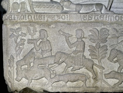 Hunter of wild boar.