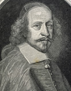 Jules Mazarin (1602-1661). Italian cardinal, diplomat, and politician. Portrait. Engraving.