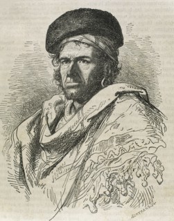 Bandit. Andalusia. Spain. Engraving. 19th century.