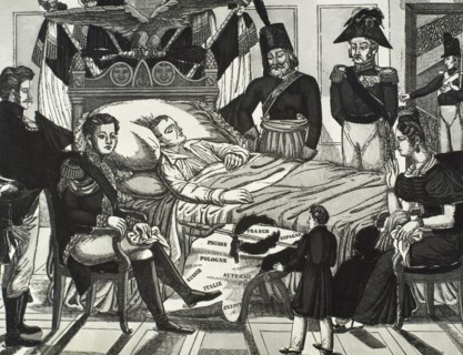 Napoleon Bonaparte (1769-1821). Death of Napoleon.