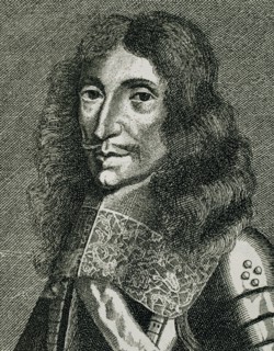 Charles I Louis, Elector Palatine (1617-1680). Engraving, 1663. Portrait.