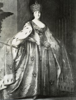 Catherine the Great (1729-1796). Empress and Autocat of All the Russias. Portrait. Engraving.