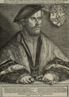 William of Julich-Cleves-Berge (1516-1592). Duke of Julich-Cleves-Berg. Engraving,