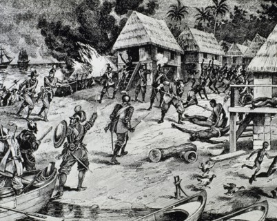 The indigenous are cruelly treated.
