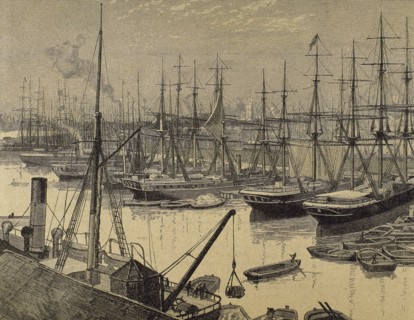 Dock of The East India Company.