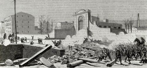 Uprising against the conscription in 1870.