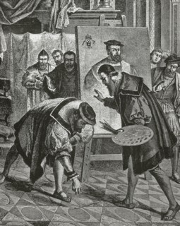 Charles V picks up the brush from Titian.