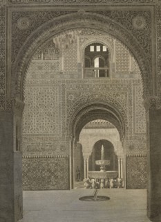 The Alhambra with the Court of the lions.