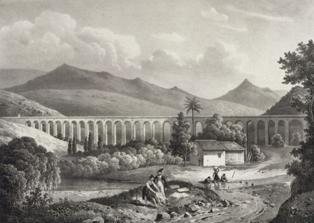 Spain. Andalusia. Algeciras. Aqueduct.