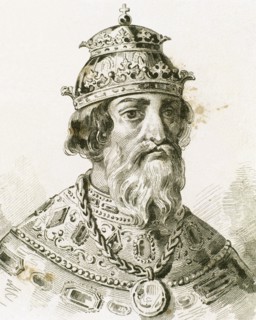 Ivan the Terrible (1530-1584). Portrait. Engraving.