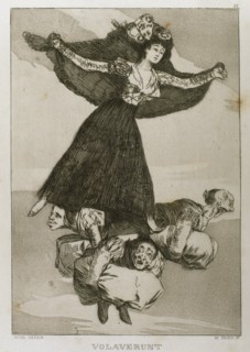 Francisco Goya (1746-1828). Caprices. Plaque 61. They have flown. Prado Museum. Madrid. Spain.
