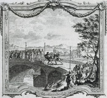 Duel between four spears.