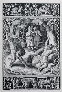 Siegfried killed by Hagen while hunting.