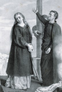 Spanish liberalist heroine Mariana Pineda on the garrote.