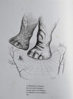 Caricature of The private and public life of animals.