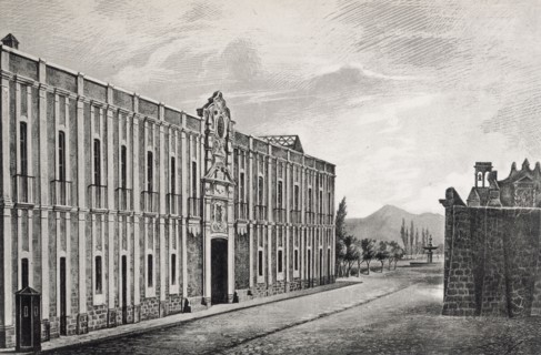 Exterior of the Court of The Acordada.