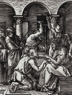 Christ crowned with thorns, from the Small Passion.