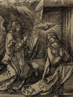 The Annunciation, from the Small Passion.