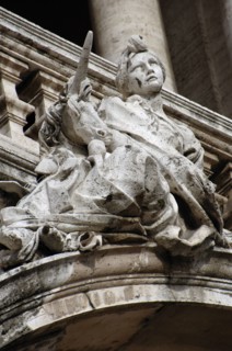 Basilica of Santa Maria Maggiore. Woman with unicorn.
