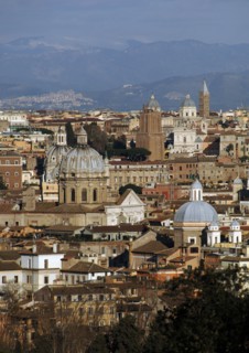 City from the Piazza Garibaldi square.