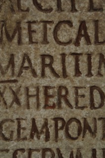 Praefectus annonae. Inscription, base on ancient manuscript, placed for the prefect C. iunius Favianus.