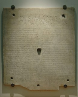 Allia Potestas, freedwoman of Perugia 2nd century AD.
