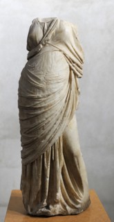 Statue of a woman.