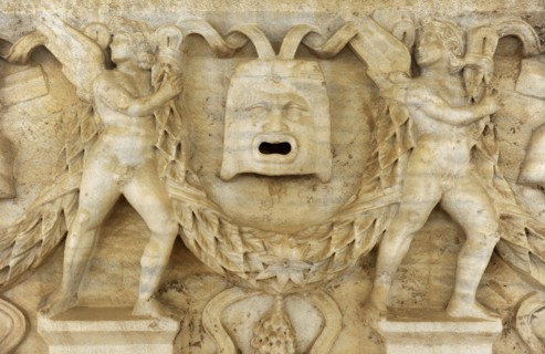 Garland sarcophagus.