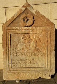 Latin inscription dedicated to horseman in the squadron of the Mauritanians.