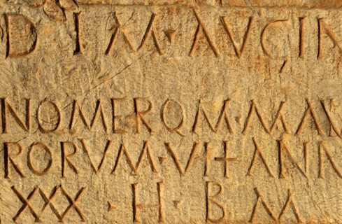 Latin inscription dedicated to horseman in the squadron of the Mauritanians.