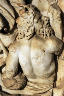 Sarcophagus, marble. Tel Turmus.