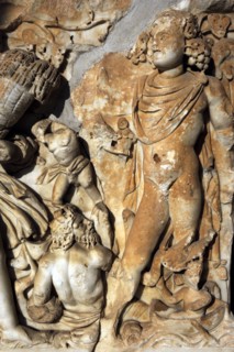 Sarcophagus, marble. Tel Turmus.