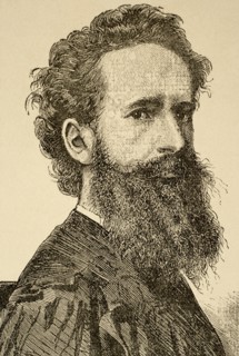 Hans Makart (1840 - 1884). Austrian academic history painter, designer, and decorator, Engraving.