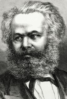 Karl Marx (1818-1883). German Philosopher, political economist and communist. Portrait.