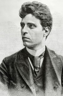 Pietro Mascagni (1863-1945). Italian composer. Portrait. Engraving.