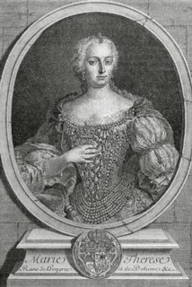 Queen Maria Theresa of Austria (1717-1780). Engraving, 1885.