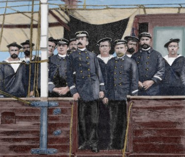 Pierre Loti, pseudonym of Julien Viaud (1850-1923). French novelist and naval officer. Colored engraving.