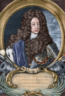 Louis William, Margrave of Baden-Baden (1655-1707). Engraving. Colored.